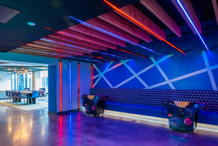 modern game room