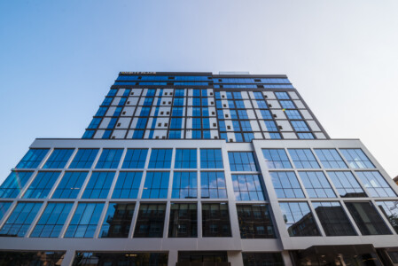 front view of high rise