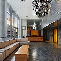 modern lobby ornate flooring