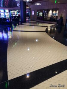 glossy flooring